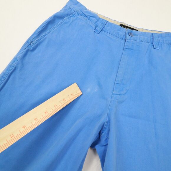 STRUCTURE Men's Sky Blue Flat Front CHINO Shorts Size 34 - Picture 9 of 10
